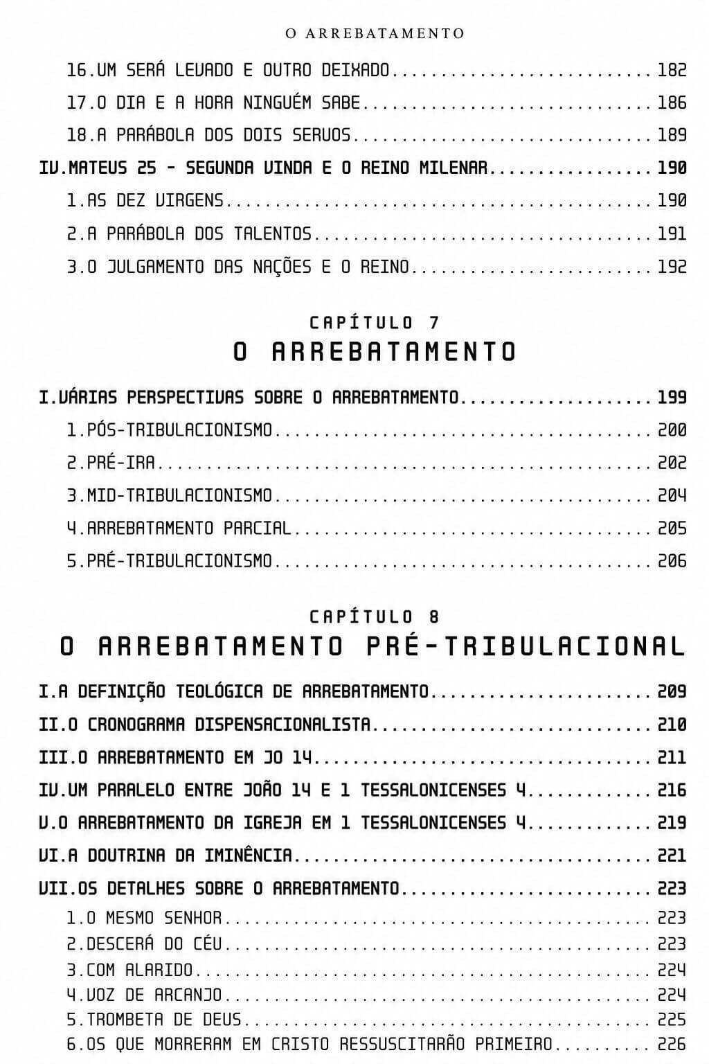 Sumário do livro — página 3