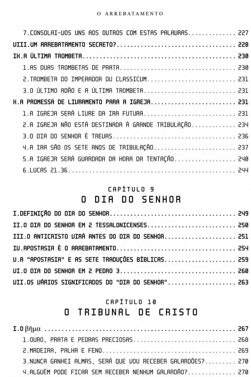 Sumário do livro — página 4
